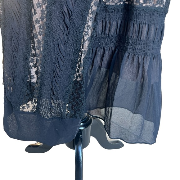 No 21 SILK MIDI SKIRT LACE OVERLAY IT 42 US 8 Excellent Pre-Owned Condition - Picture 6 of 10